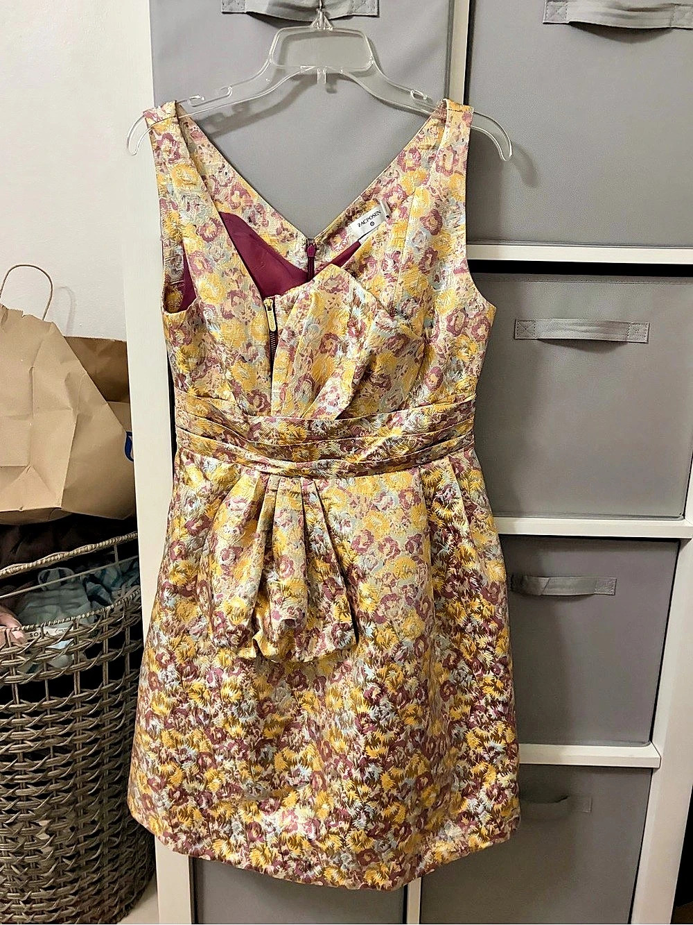 JACOBSON 20th Anniversary Collection Floral Mini Dress Size 8 Like New